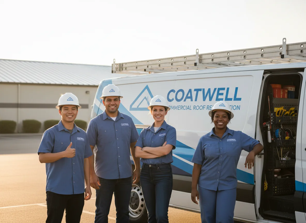 Commercial roof coating company in Joy, IL